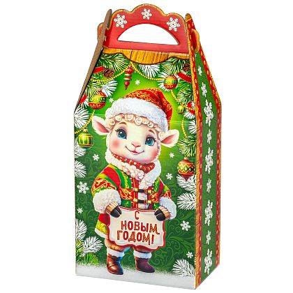 Новогодний подарок Сладкий подарок для ребенка «Барашек Боря»